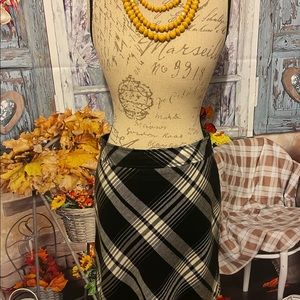 LOFT Plaid Mini Skirt